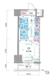 GENOVIA青砥skygarden【14階】の間取り