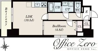 S-RESIDENCE岡崎公園aureate【8階】の間取り