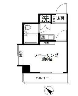 ニックアーバンスピリッツ横浜反町【3階】の間取り