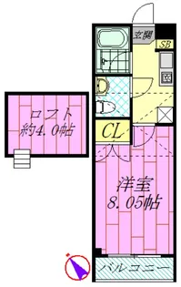 クレオ舞浜III【5階】の間取り