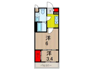 アクシーズタワー浦和岸町III【3階】の間取り