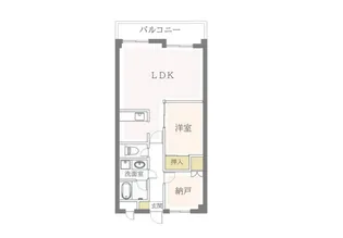 KIフラット越谷【2階】の間取り