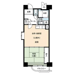 URアーバニア大須【11階】の間取り