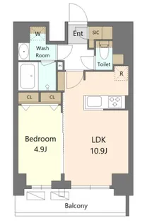 S-RESIDENCE新宿早稲田avelis【3階】の間取り
