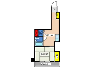 GSハイム山下町【4階】の間取り