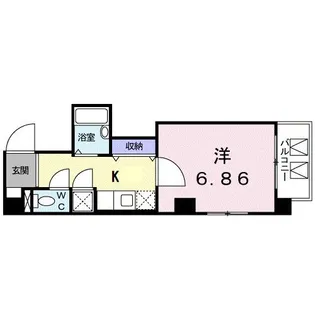 エスポワール チドリ【2階】の間取り