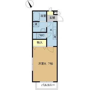 リベール一之江【2階】の間取り