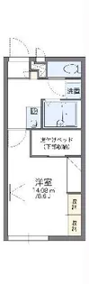 レオパレスEXPRESS【1階】の間取り