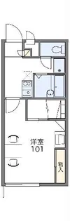 レオパレス大平A【2階】の間取り