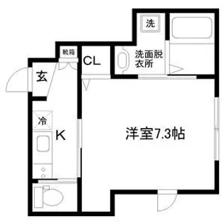 CREATE INC【1階】の間取り