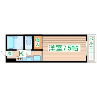 シャイニングプラザ佐竹【1階】の間取り