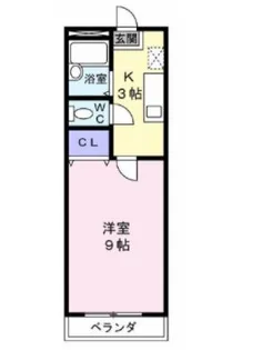 セレーノ国見【2階】の間取り