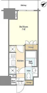 ラティエラ板橋【9階】の間取り