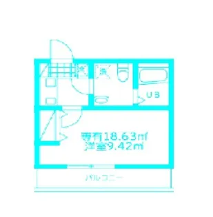 モンステラ新羽A【2階】の間取り