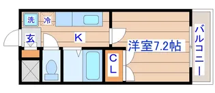 スカイアーク青葉【1階】の間取り