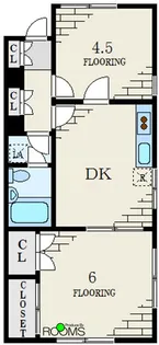 フィールドハイツ【1階】の間取り