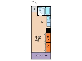 ルミエ-ル天満【4階】の間取り