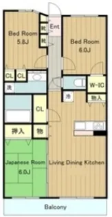 グローブスクエア【9階】の間取り