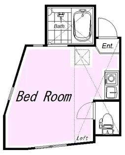 ユナイトH☆Yオランジュリー【2階】の間取り