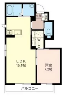 シャーメゾン北篠崎【1階】の間取り