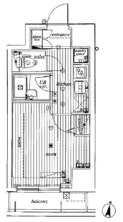 サンテミリオン池上駅前【10階】の間取り