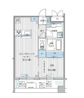 パークスリー高円寺【2階】の間取り