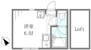 ユナイト野毛山サンクチュアリ【2階】の間取り