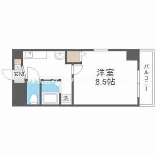 アルビオン西梅田【3階】の間取り