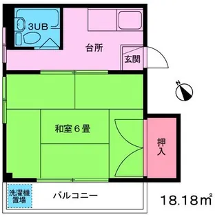 黒須ビル【2階】の間取り