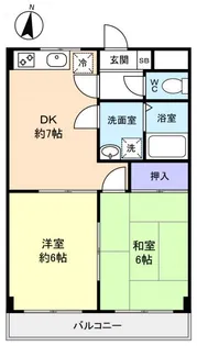 レジデンス松田【2階】の間取り