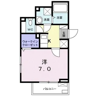 ミルト文京【2階】の間取り
