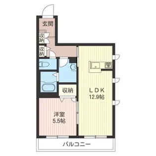 Ecrarge I(エクラージュ・ワン)【2階】の間取り