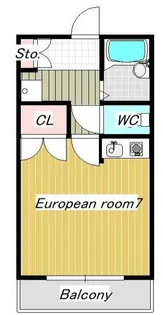 サンライズ塚田【2階】の間取り