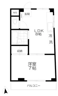 ドエルヤマザキ【3階】の間取り