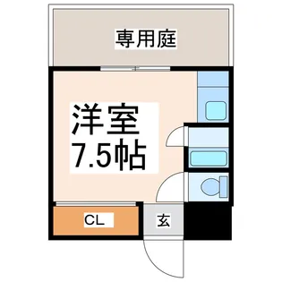 コーポじゅん【1階】の間取り