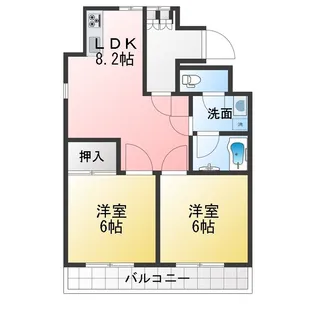 ムーハウス【1階】の間取り