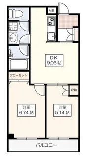 プライマルステージM【1階】の間取り