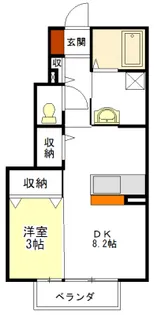ラ ルーチェ江戸橋【1階】の間取り