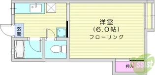 メゾンプラトー【1階】の間取り