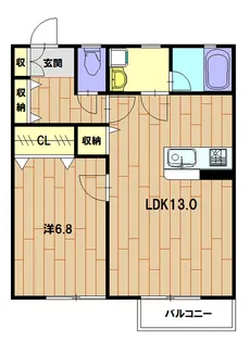 コルテーゼII【2階】の間取り