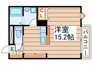 フラットレット笠神【3階】の間取り