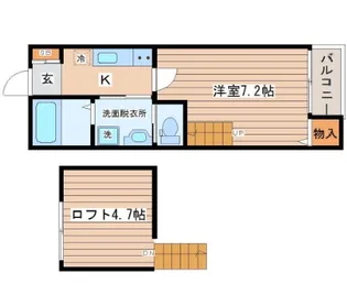FJ国見【2階】の間取り