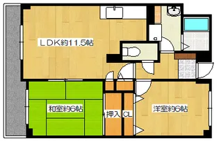 ベルビーアドニス【4階】の間取り