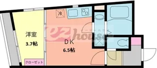 コリーヌ中野坂上【4階】の間取り