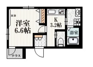 Park Hills K【1階】の間取り