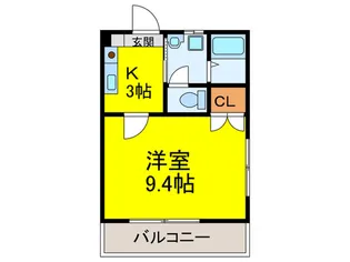 コーポラス若竹【2階】の間取り