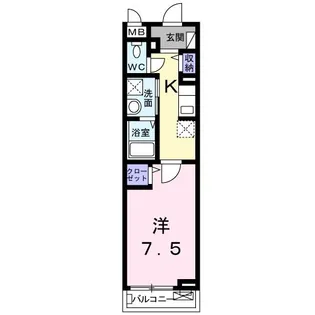 カーサ シエロ II【2階】の間取り