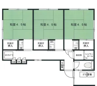 宮沢荘【2階】の間取り