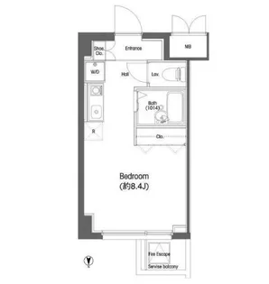 コンフォリア東中野【3階】の間取り