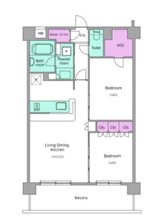 レジディア池袋【3階】の間取り